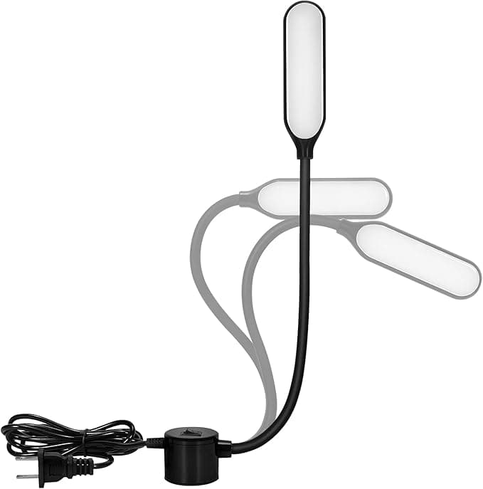 Sewing Machine Light, Magnetic Base LED Work Light with Flexible Gooseneck for Sewing Machine Drill Presses Craft Workbenches Lathes