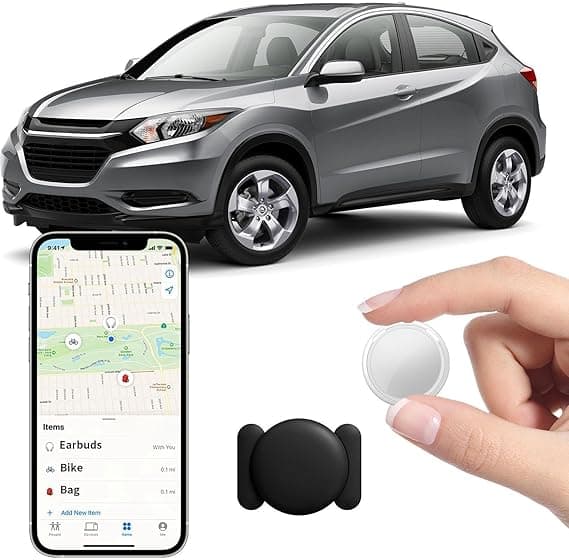 Mini GPS Tracker for Car Work with Apple Find My (iOS Only) Real Time Global Coverage Locator Tracking Devices for Vehicles Hidden Magnetic Case for Kids Dogs Cats Truck No Subscription No Monthly Fee